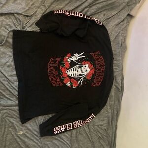 Black and red lurking class long sleeve t-shirt size large